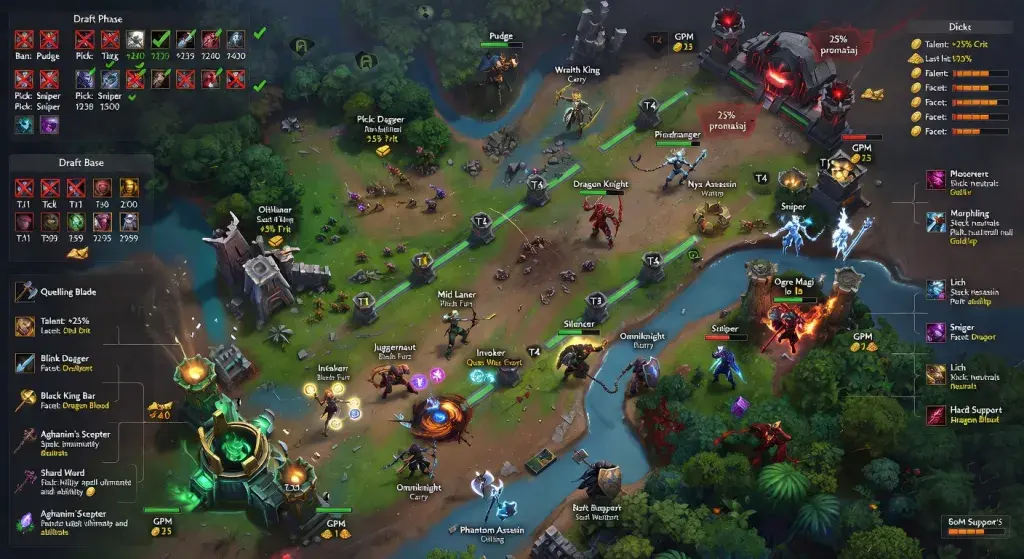 Kako pobediti u Dota 2: Ultimativni vodič kroz heroje, strategije, opremu i turnire